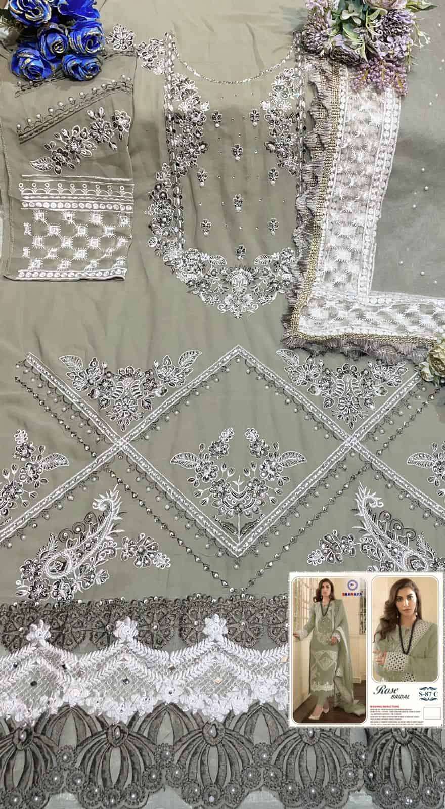 Shanaya Rose Bridel S 87 Edition Pakistani Style Heavy Designer Salwar Suit Wholesalers view 9