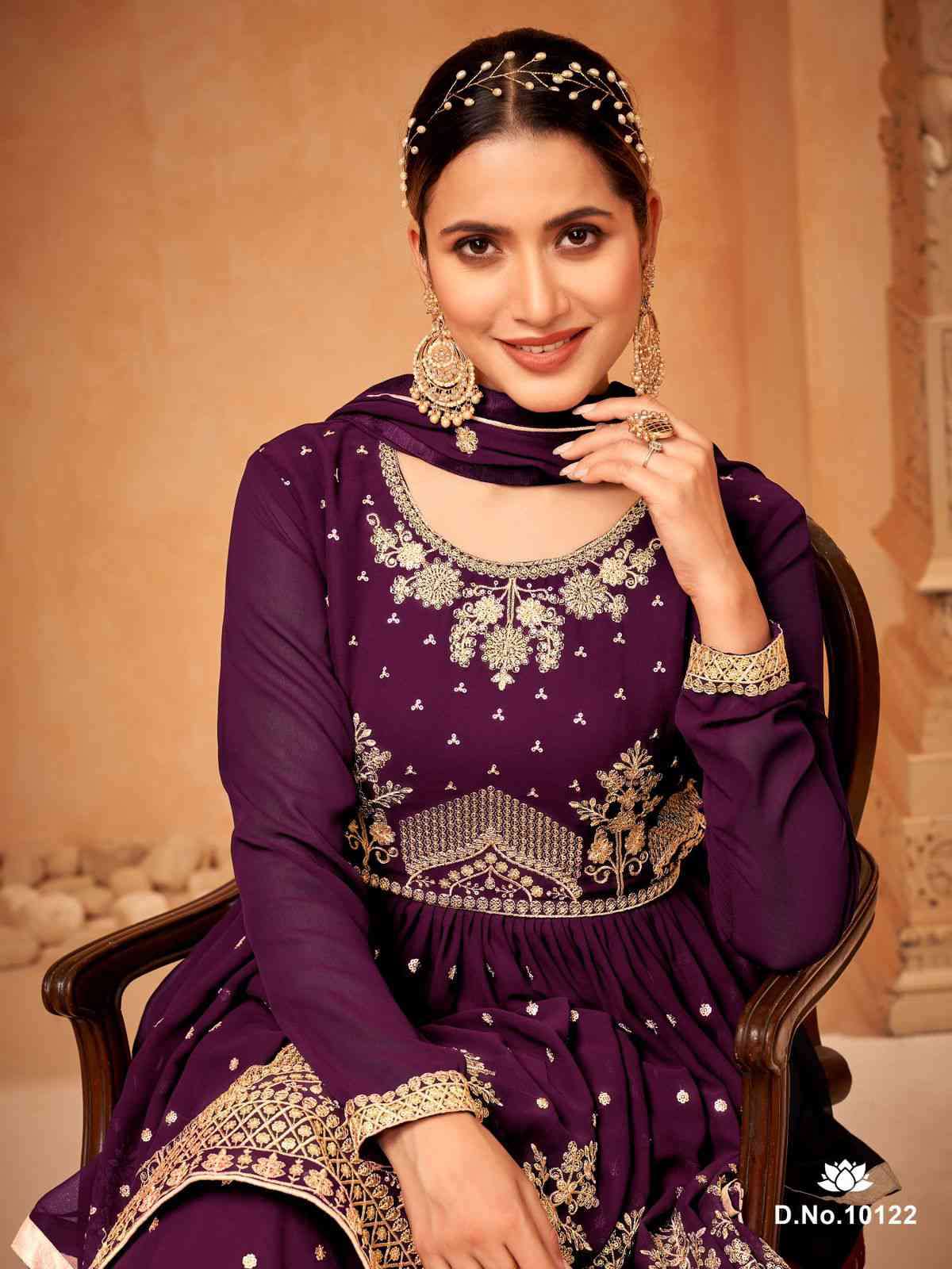 Anjubaa Vol 12 Fancy Party Wear Sharara Suit view 11