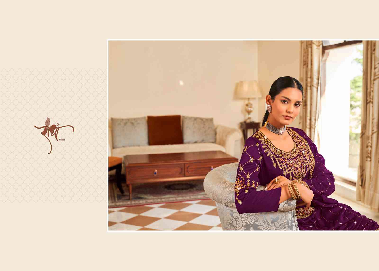 Radha Trends Hoor Designer Straight Suit view 3