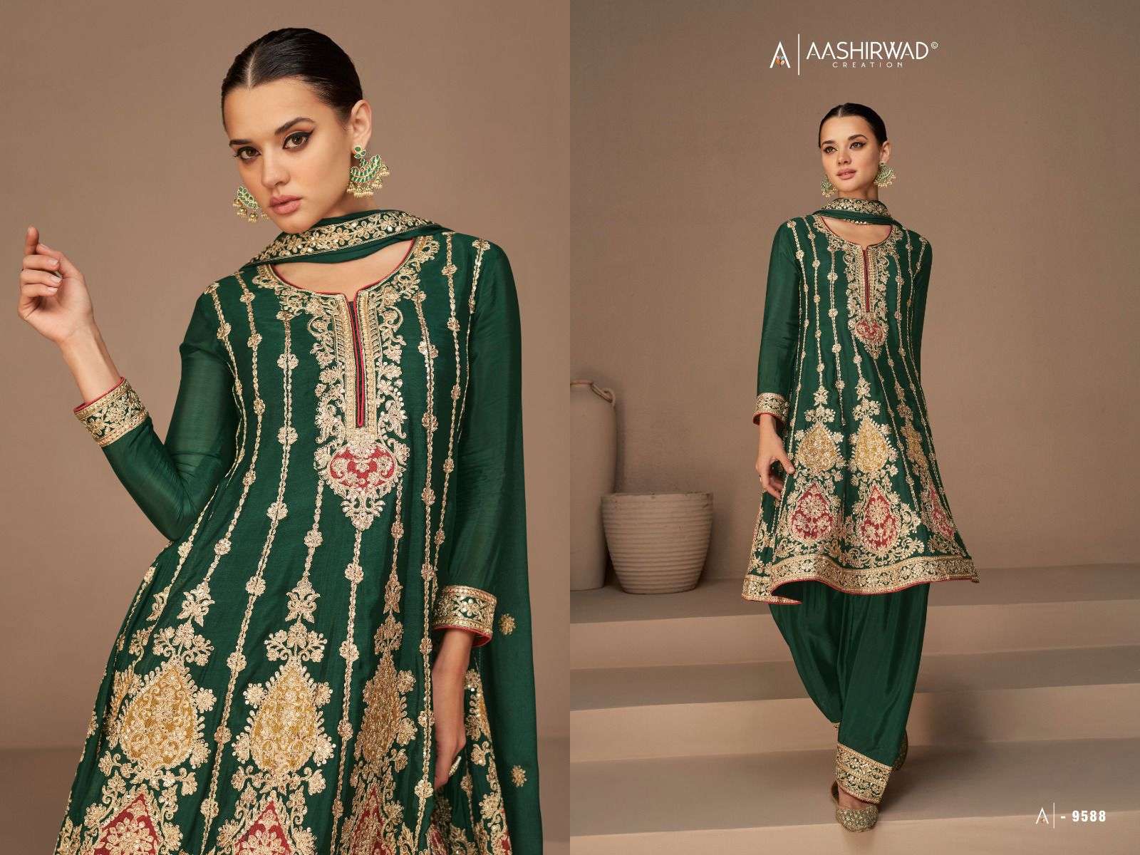 Aashirwad gulkand heena Exclusive Party Wear Readymade Dress Collection view 3