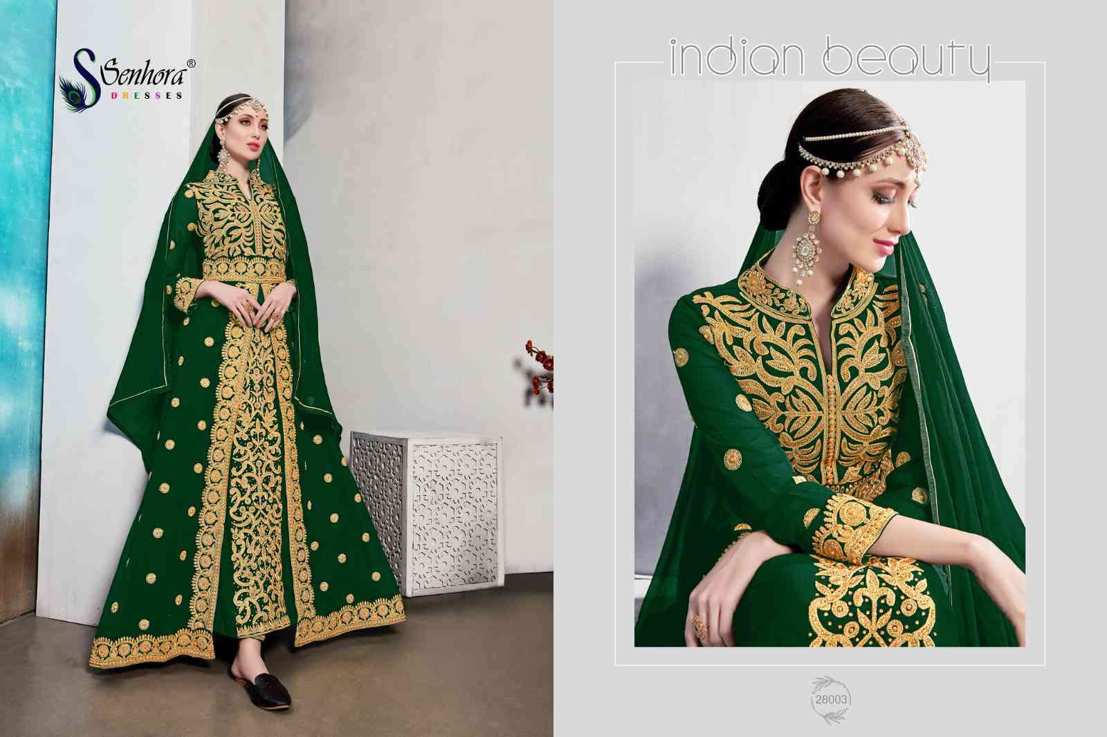 Senhora Mahek Vol 28 Heavy Designer Gown Wedding Wear Collection view 7