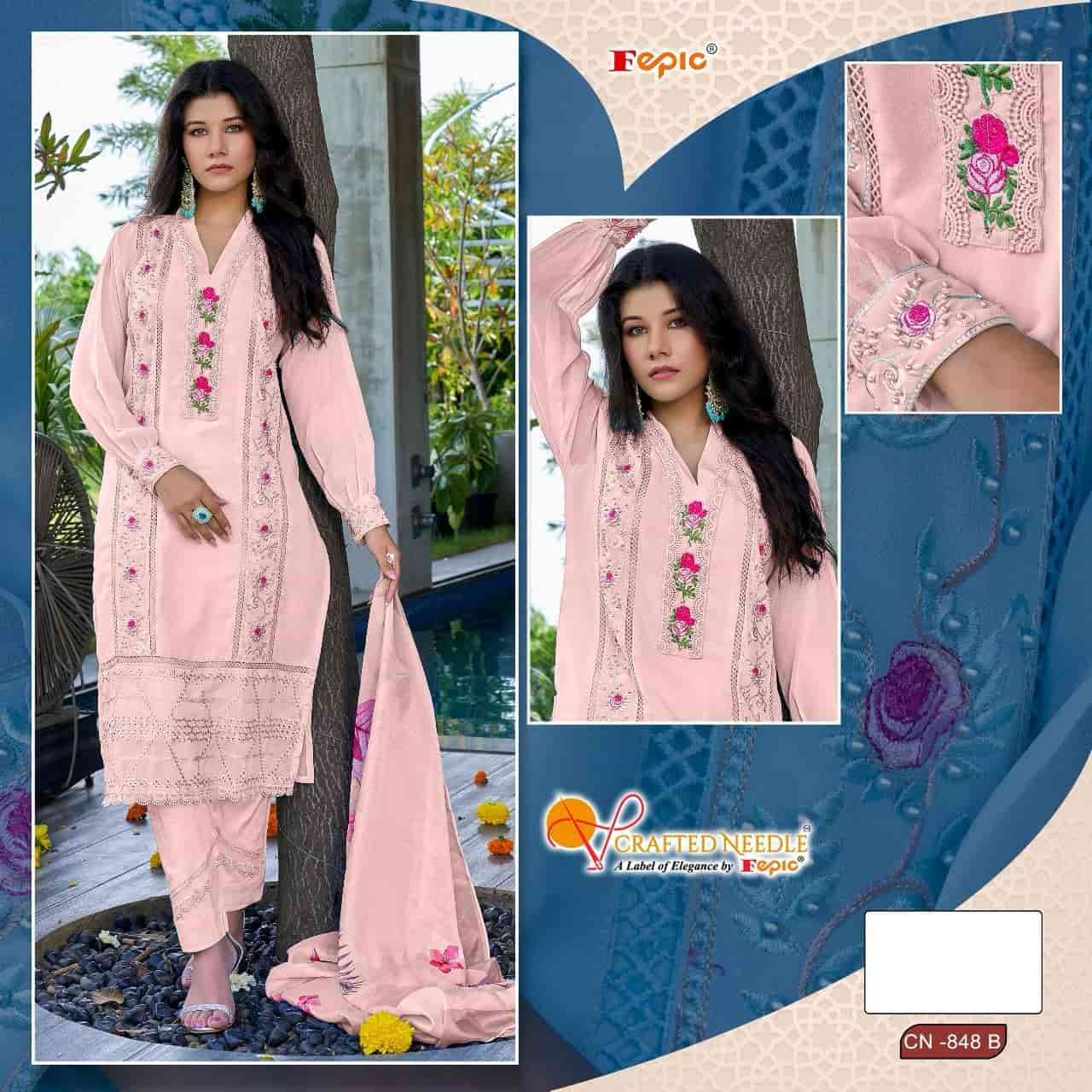 Crafted Needle CN 848 By Fepic Festive Wear Style Designer Readymade Collection view 3