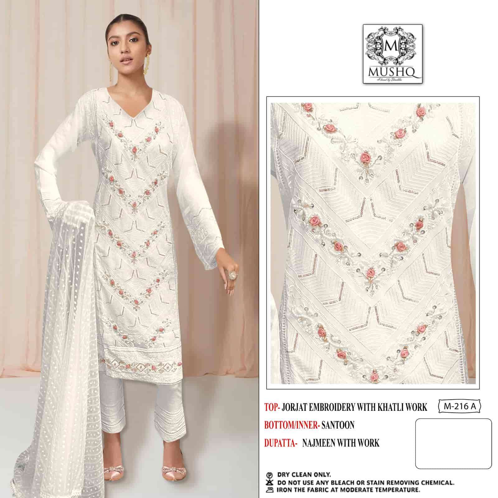 Mushq M-216 Pakistani Embroidered Suit view 2