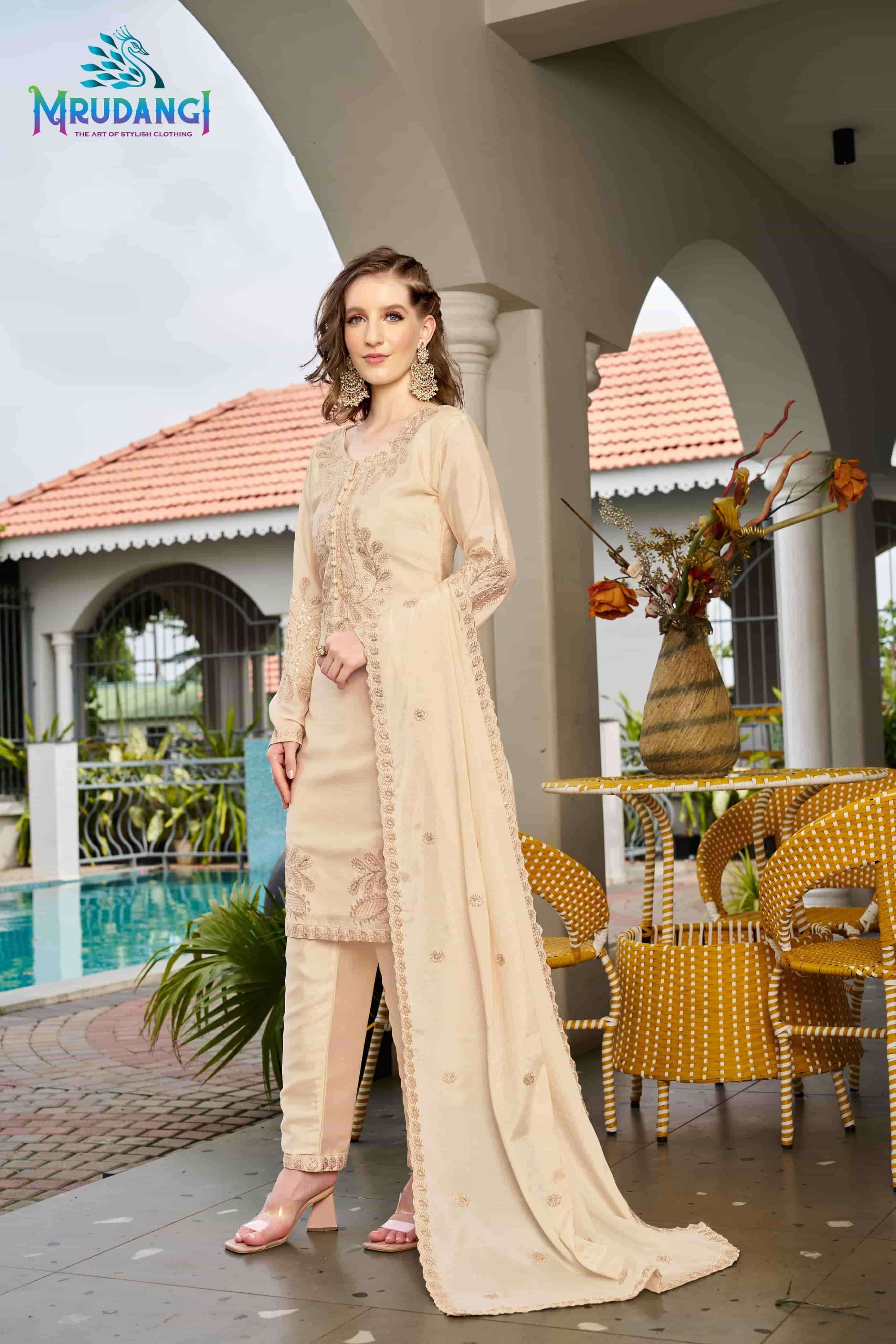 Mrudangi Jessica Stitched Suit Collection At view 4