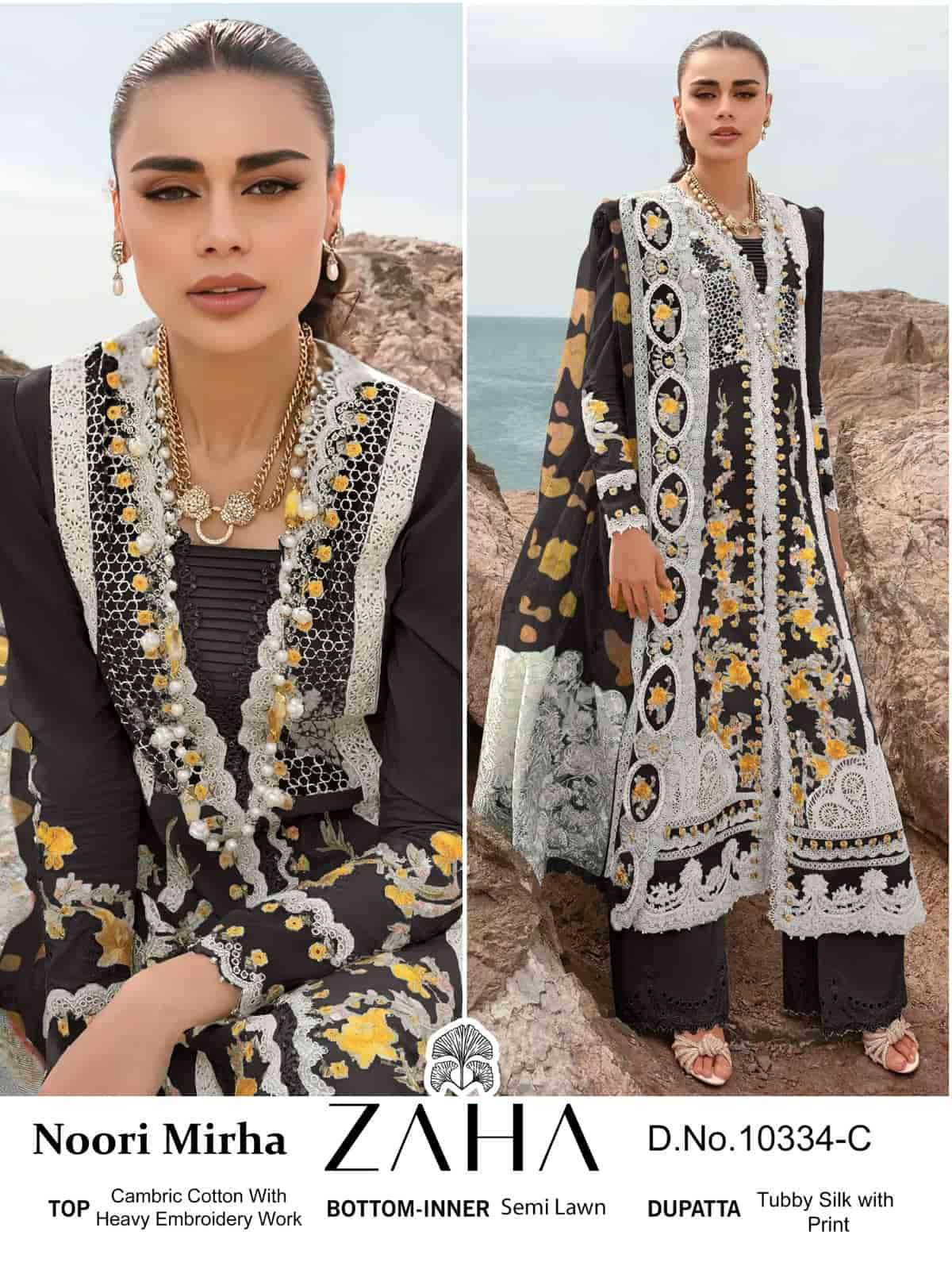 Zaha Noori Mirha 10334-C Embroidered Dress