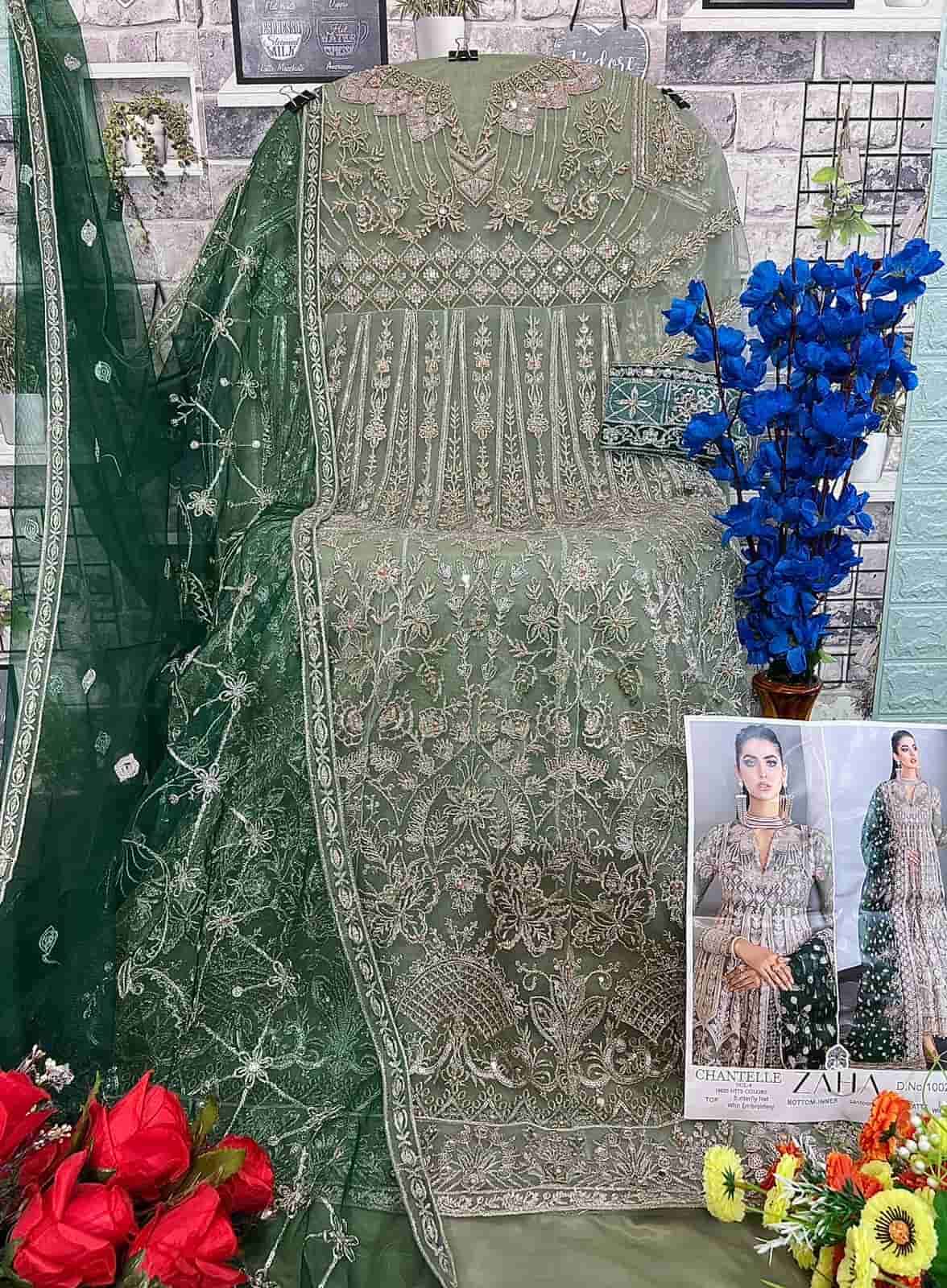 Zaha Chantelle Vol 4 10025 Hits Colors Party Wear Style Heavy Designer Suit Collection view 7