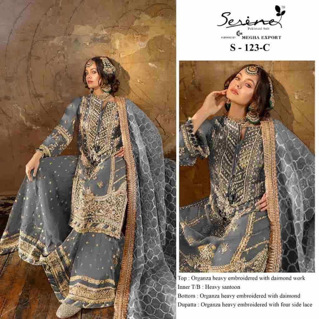 Megha Export S 123 Colors Pakistani Heavy Designer Style Wedding Wear Suit Exporters view 2