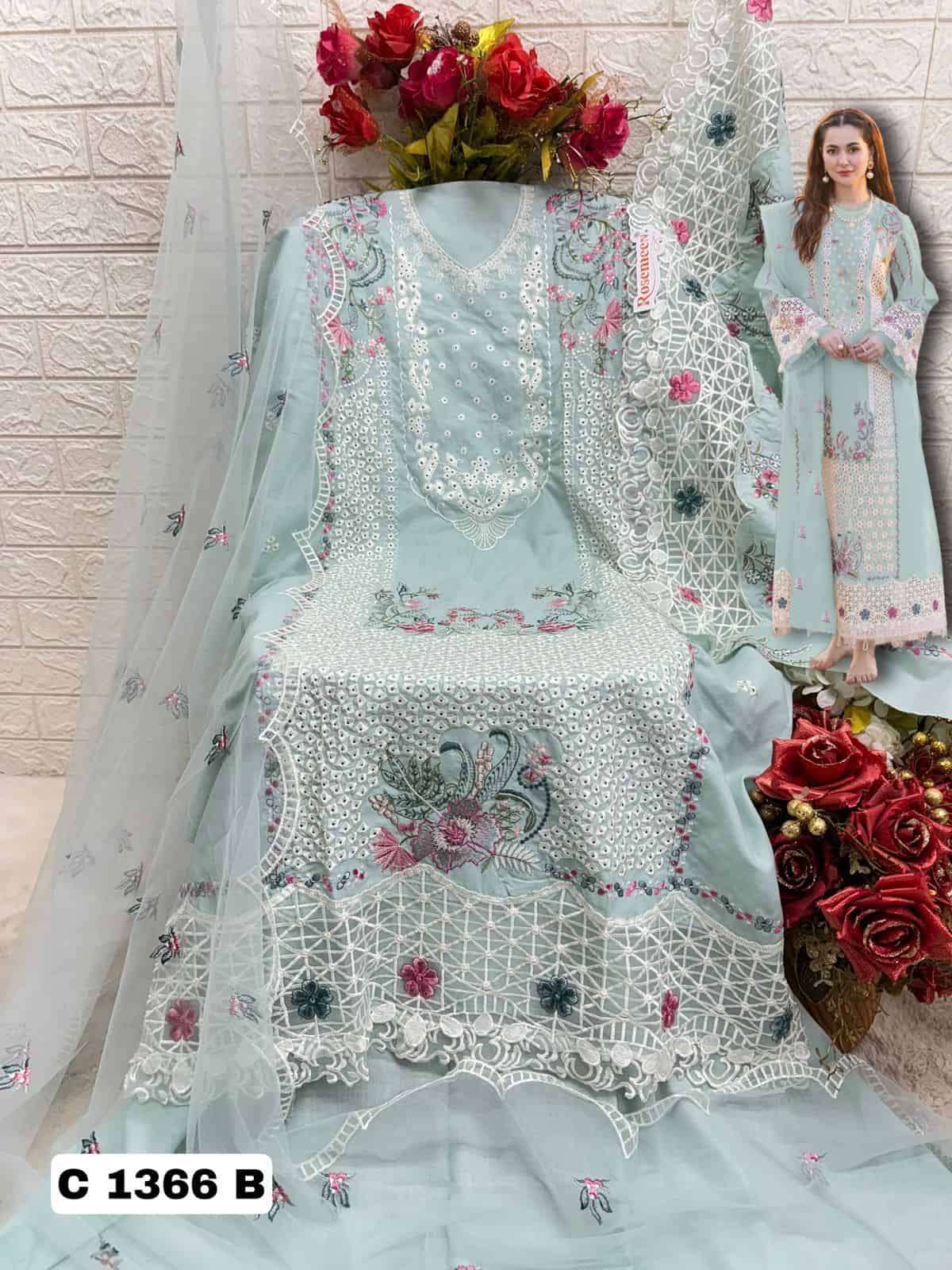 Fepic Rosemeen Embroidered Unstitched Suit view 2