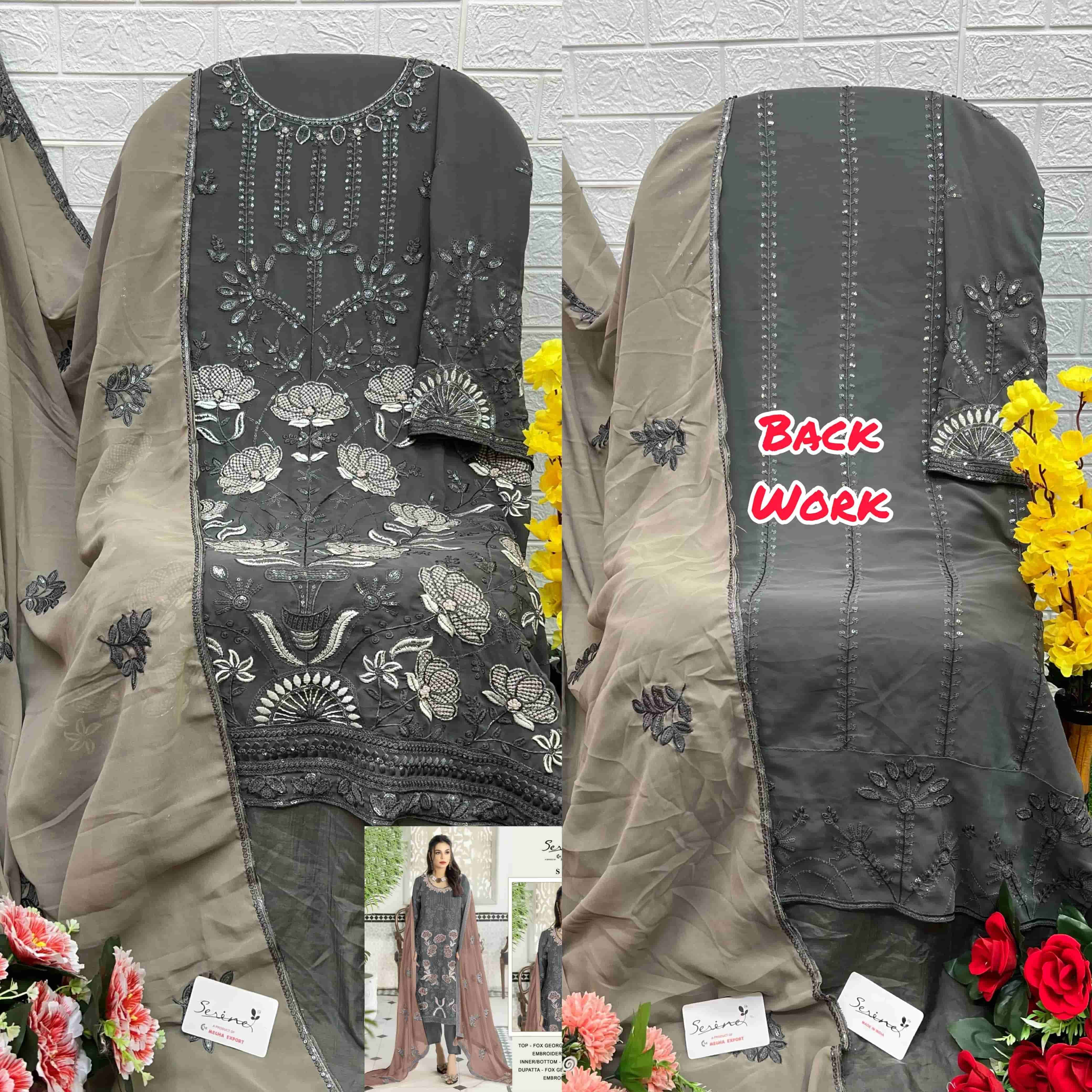 Megha Export S 202 Colors Pakistani Festive Wear Style Designer Suit Wholesalers view 9