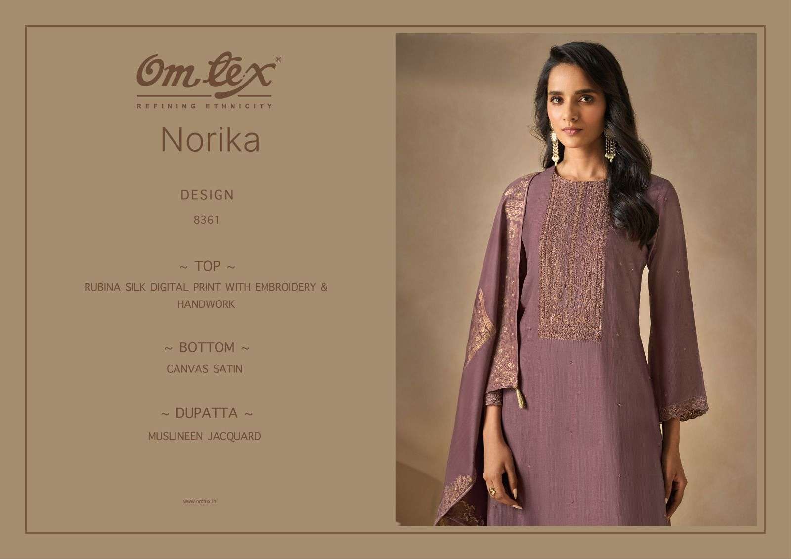 Omtex Norika Exclusive Silk Salwar Suit view 3