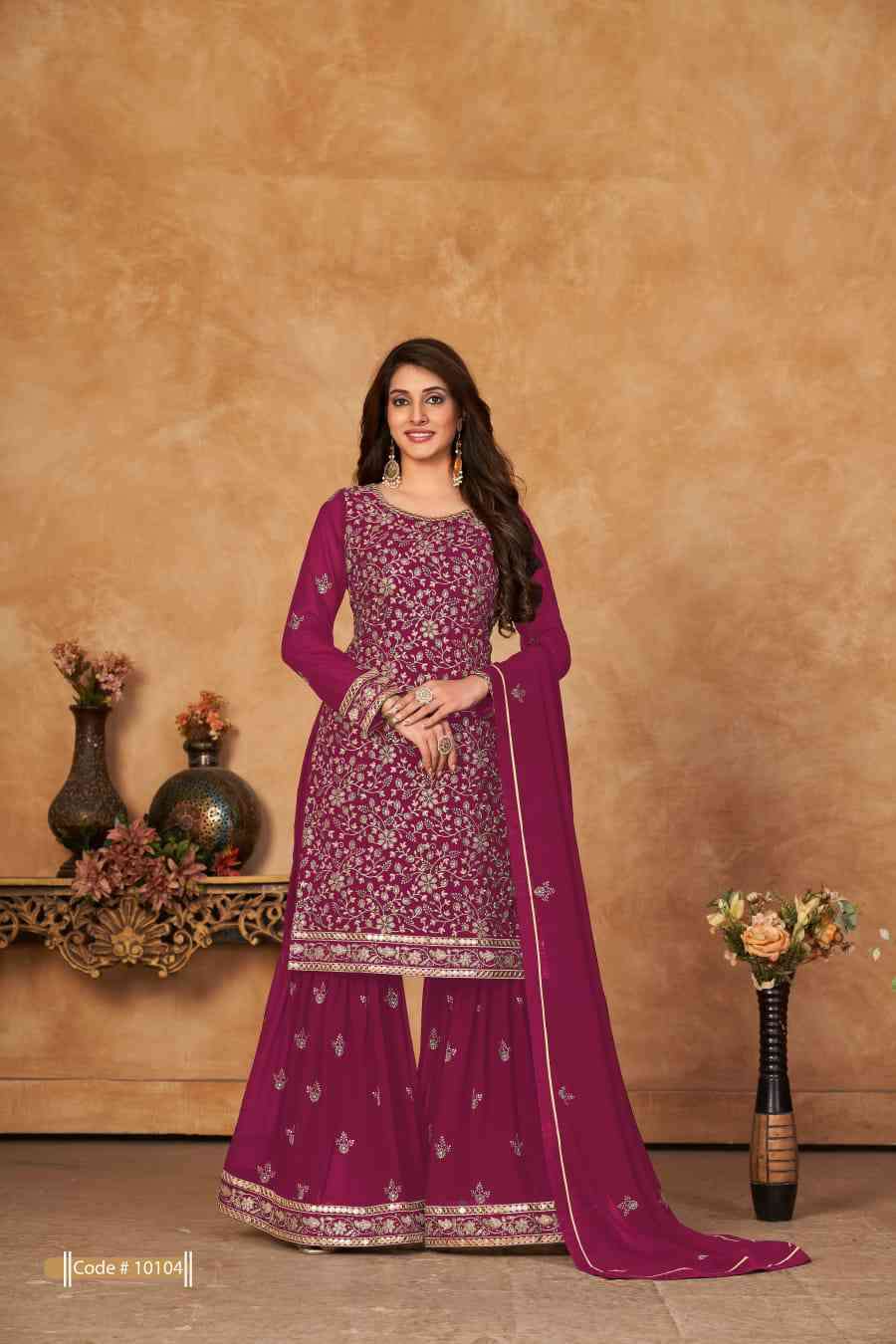 Anjubaa Vol 10 Partywear Gharara Sharara Dress New Collection view 8
