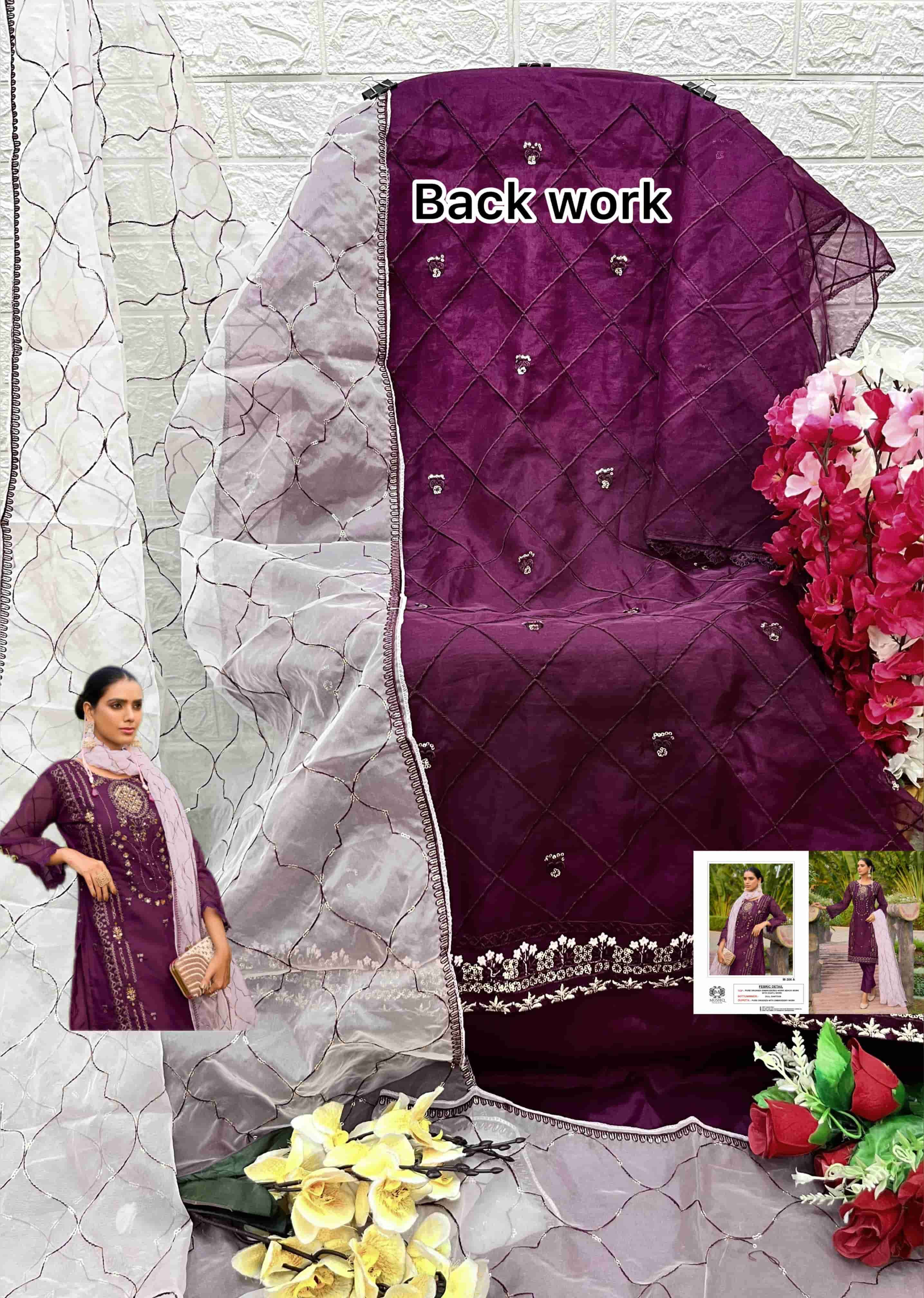 Mushq M 306 Colors Pakistani Designer Style Festive Wear Salwar Suit view 6