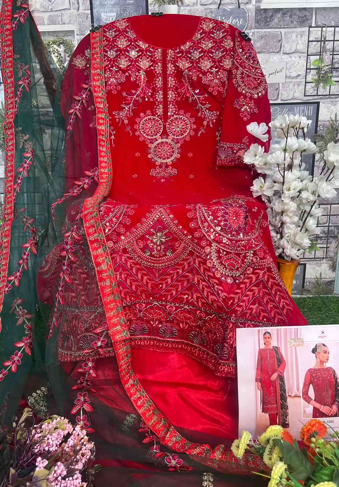 Deepsy D-1082 Georgette Embroidered Salwar view 2