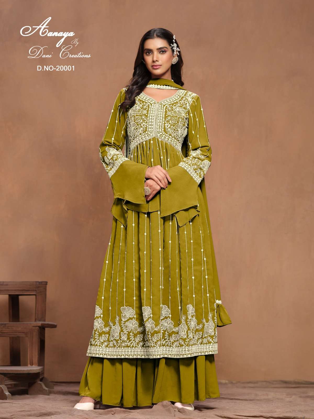 Twisha Aanaya Vol 200 Festive Wear Style Designer Georgette Suit Wholesalers view 7