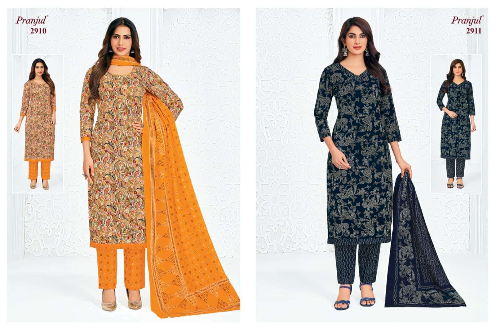 Pranjul Priyanka Vol 29 Pure Cotton Dress Material view 12