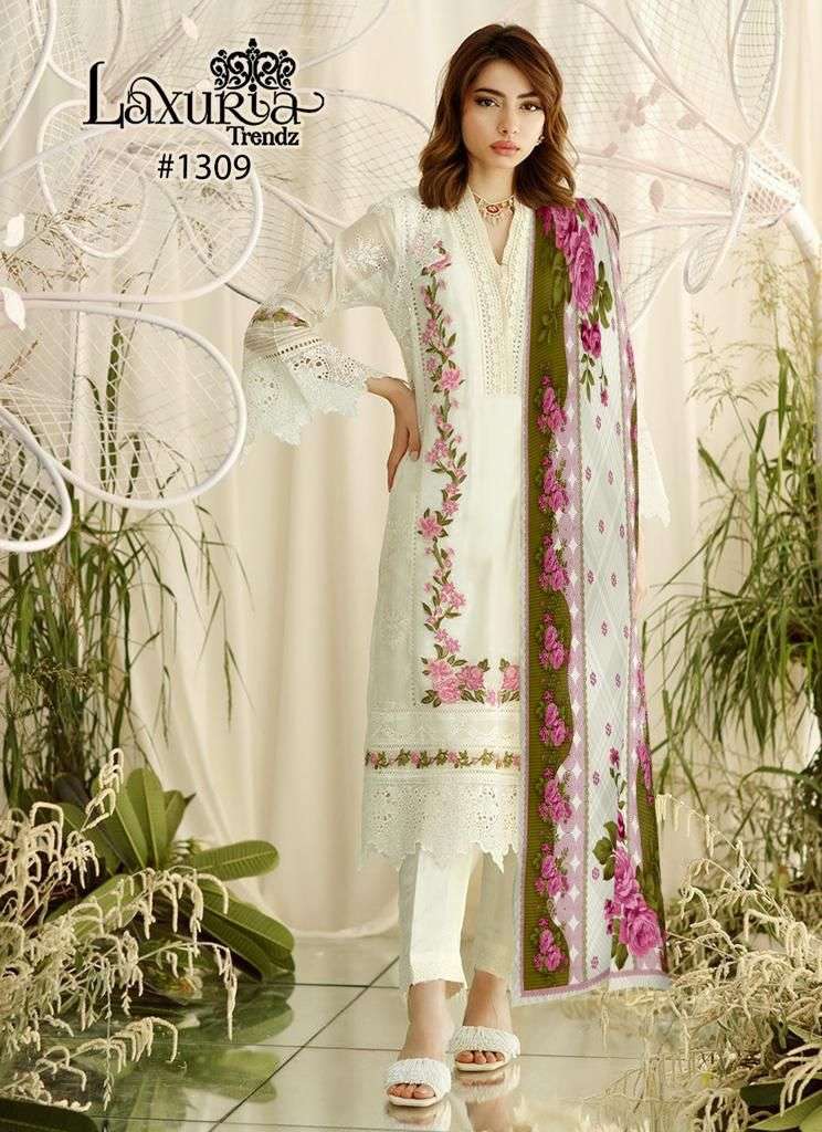 Laxuria Trends Designer Pakistani 3-Piece Suit view 3