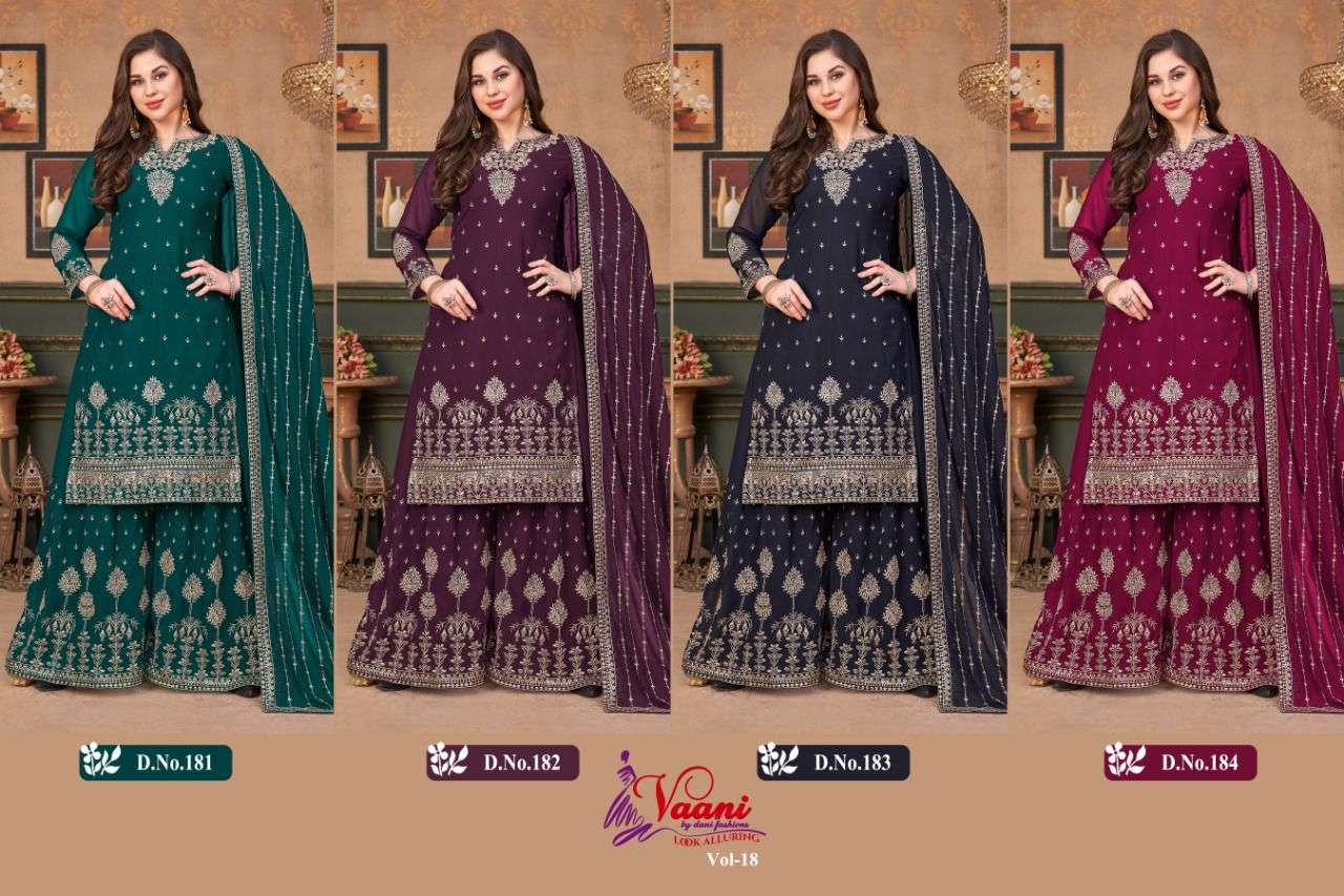 Aanaya Vaani Vol 18 Palazzo Salwar Kameez view 9