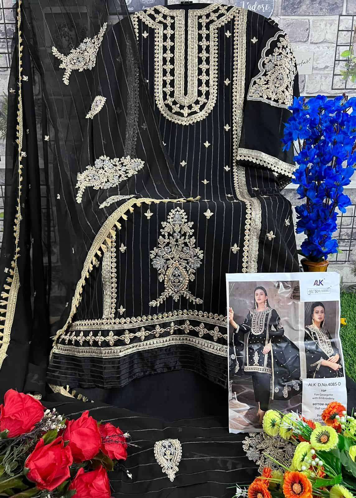 Al Khushbu Elaf Vol 1 Pakistani Party Wear Style Designer Salwar Suit Wholesalers view 7