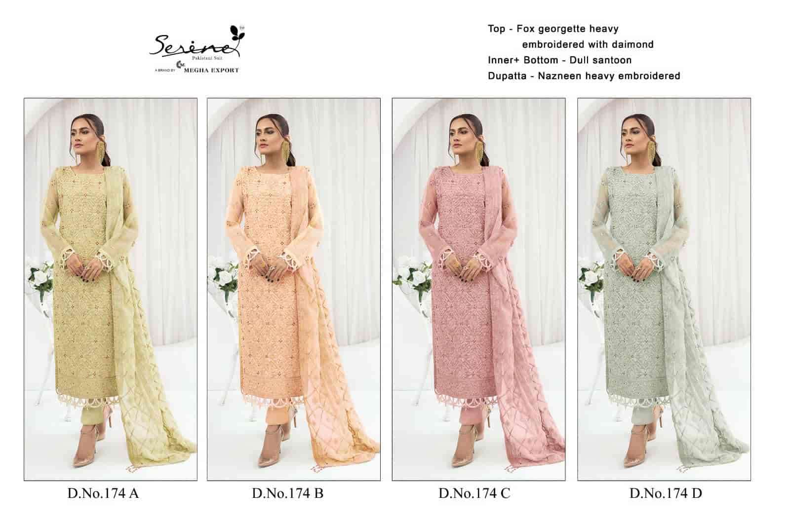 Serine S-174 Embroidered Pakistani Salwar Suit view 5