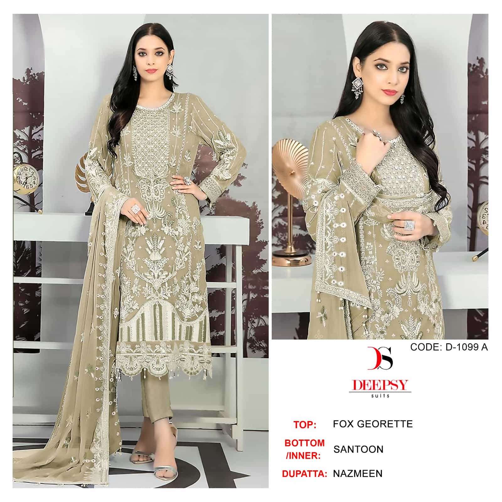 Deepsy D 1099 A Georgette Pakistani Salwar Kameez Elegance