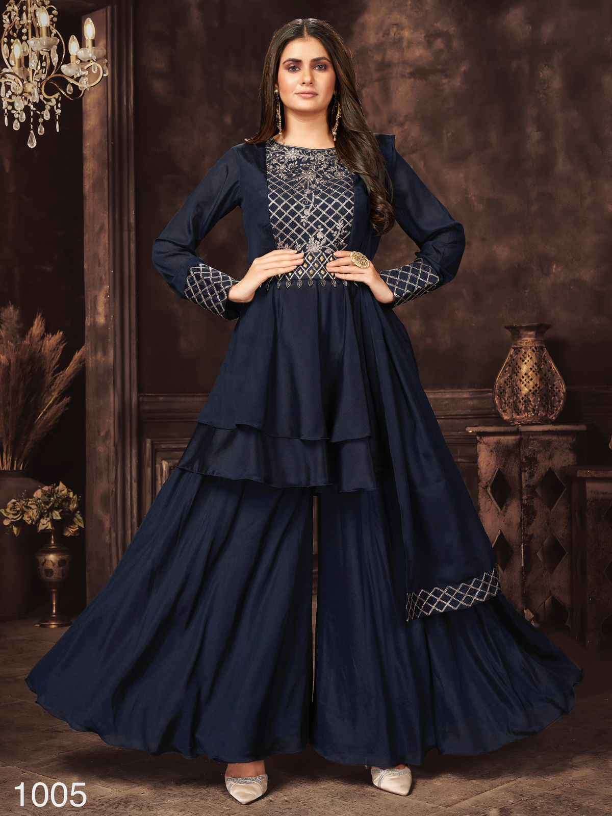 Anjani Art Couture Collection Vol 1 1001 To 1006 Partywear Designer Outfit view 8