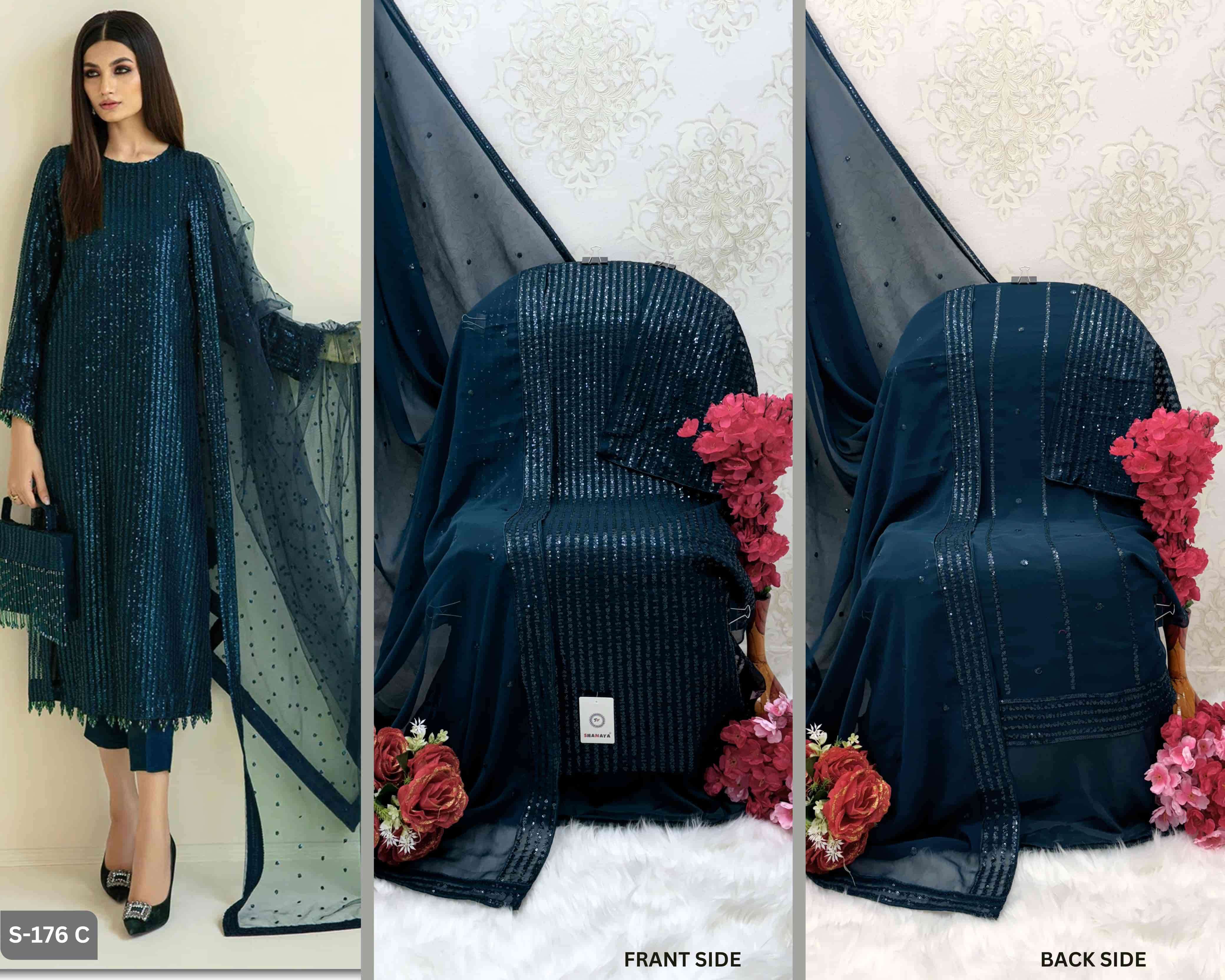 Shanaya S 176 C Festive Wear Style Pakistani Dress Ensemble view 2