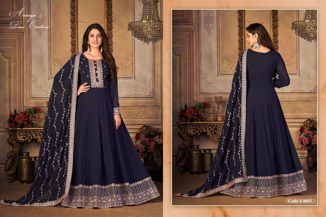 Aanaya 4600 Series Vol 146 Designer Party Wear Anarkali Gown view 3