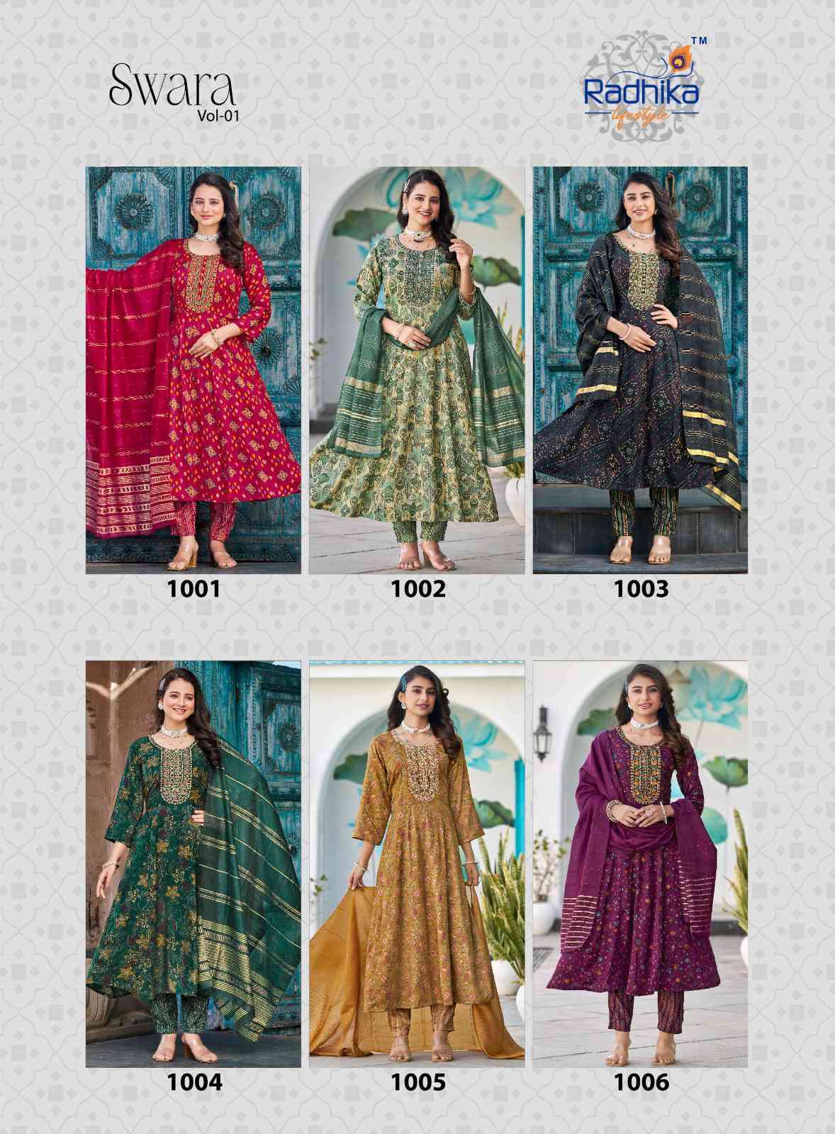 Radhika Swara Fancy Anarkali 3-Piece Suit view 14