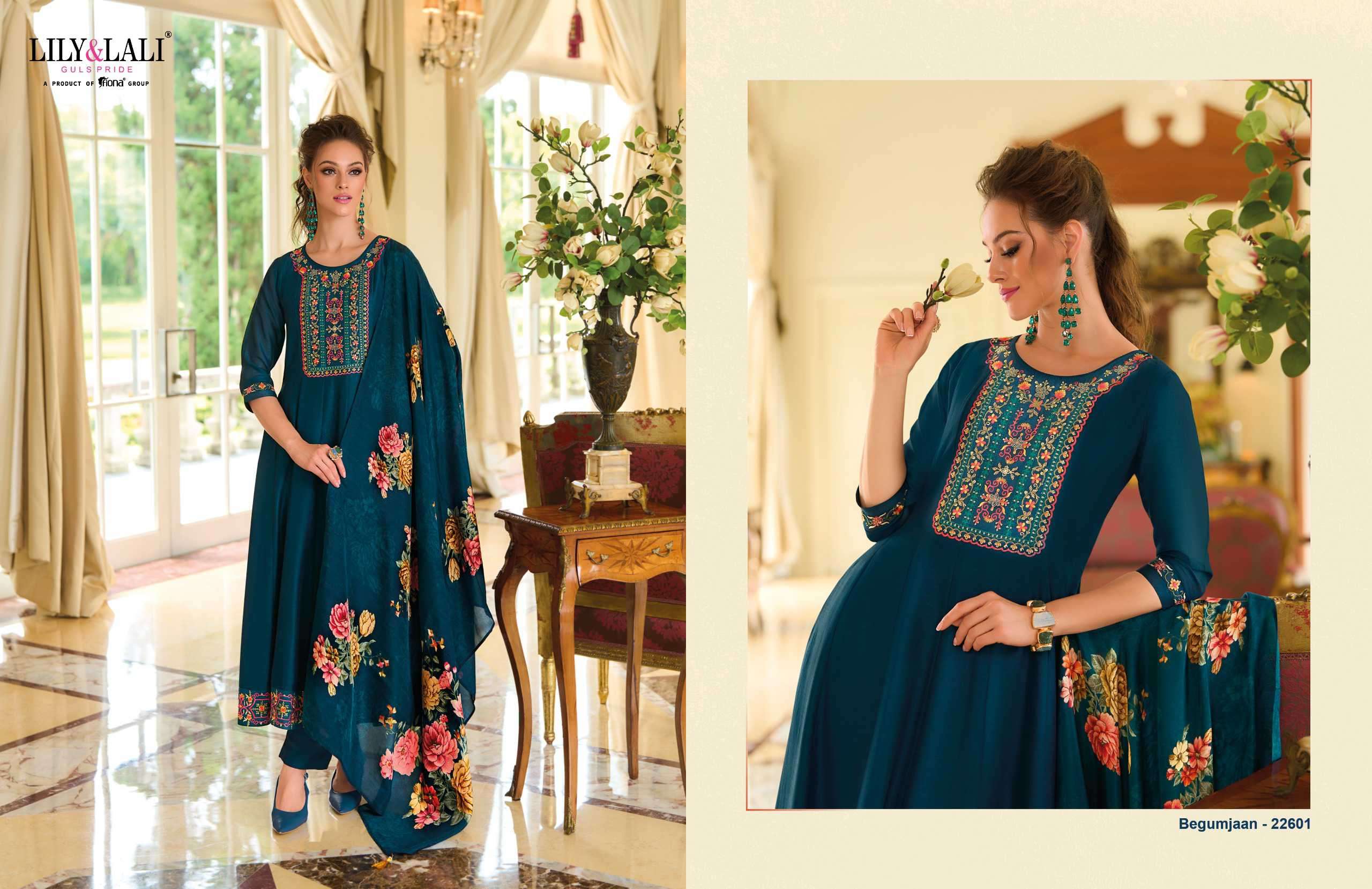 Lily & Lali Begum Jaan Anarkali Suit view 14