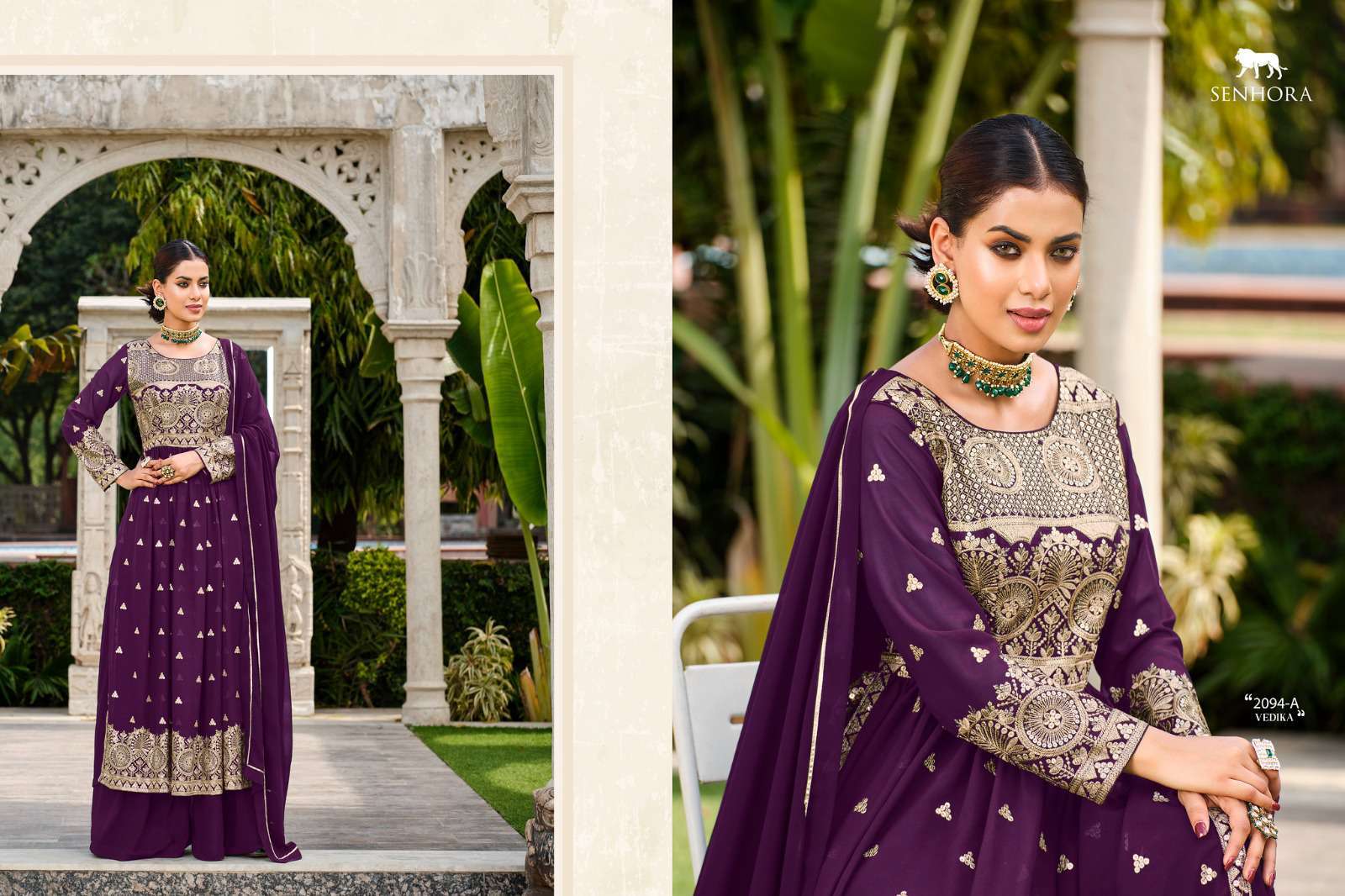 Senhora Vedika Readymade Festive Collection Designer Nyara Style Suit view 7