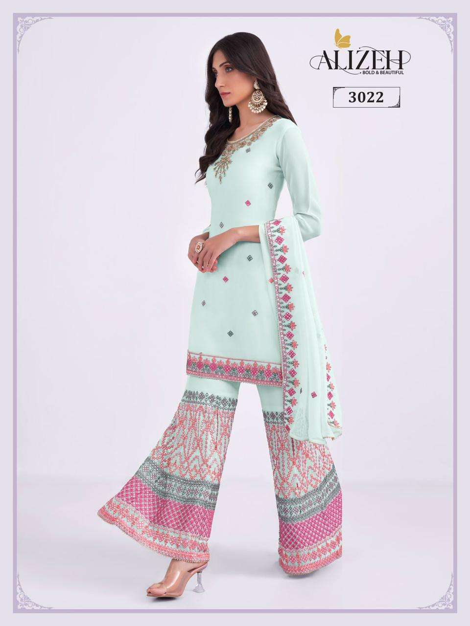 Alizeh Almora Vol 6 Party Wear Gharara Sharara Suit view 2