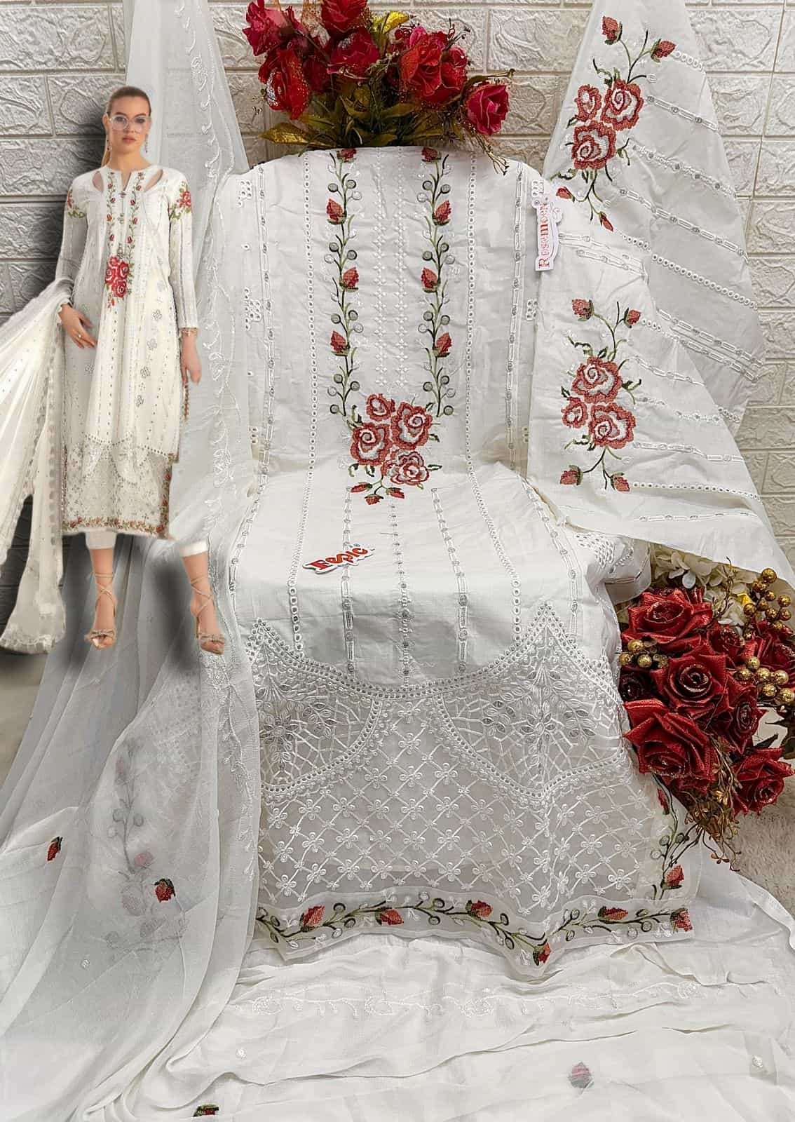 Fepic Rosemeen Embroidered Pakistani Unstitch Suit view 2
