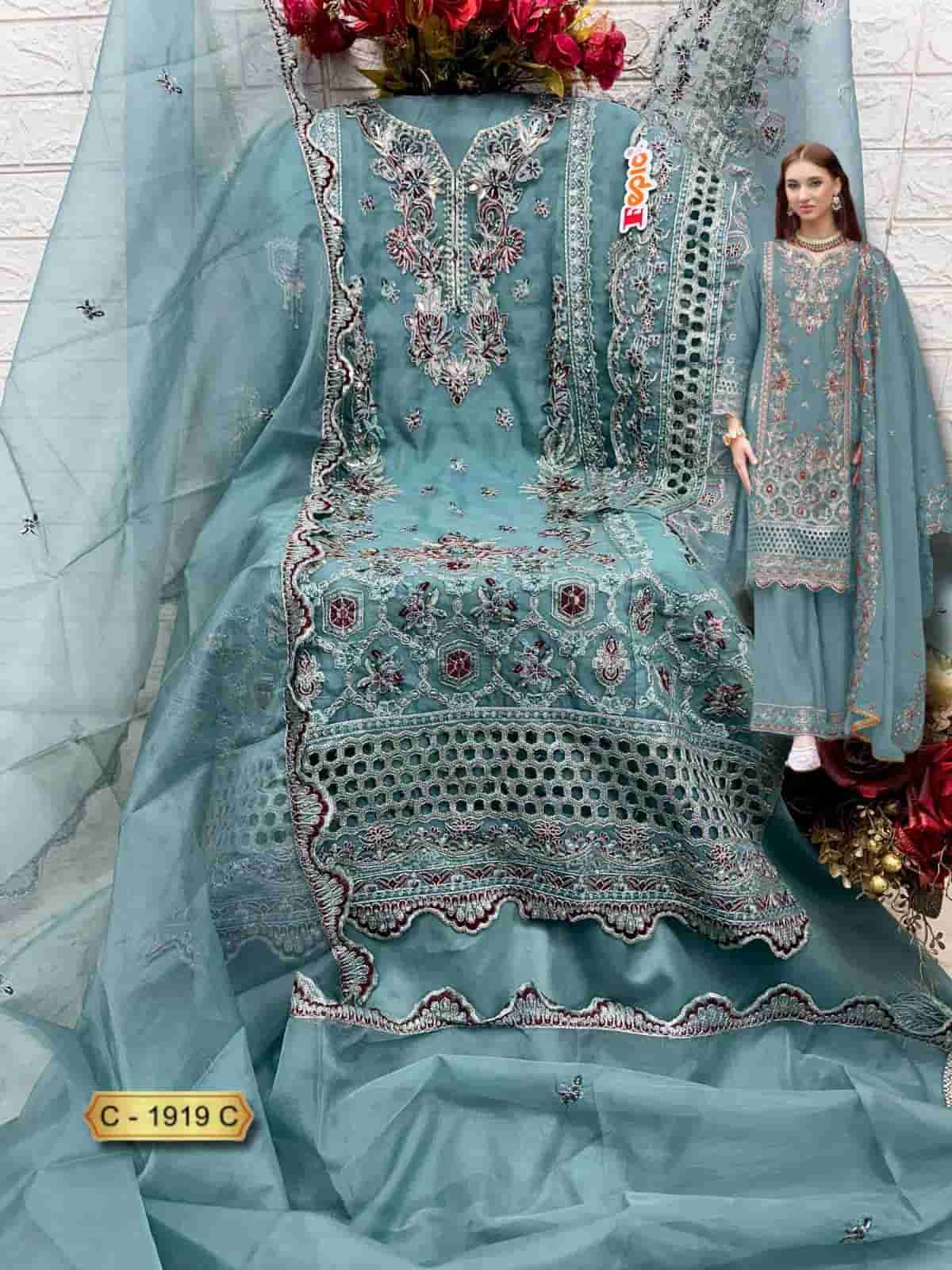 Fepic C 1919 C Exclusive Heavy Embroidered Style Pakistani Suit Collection view 2