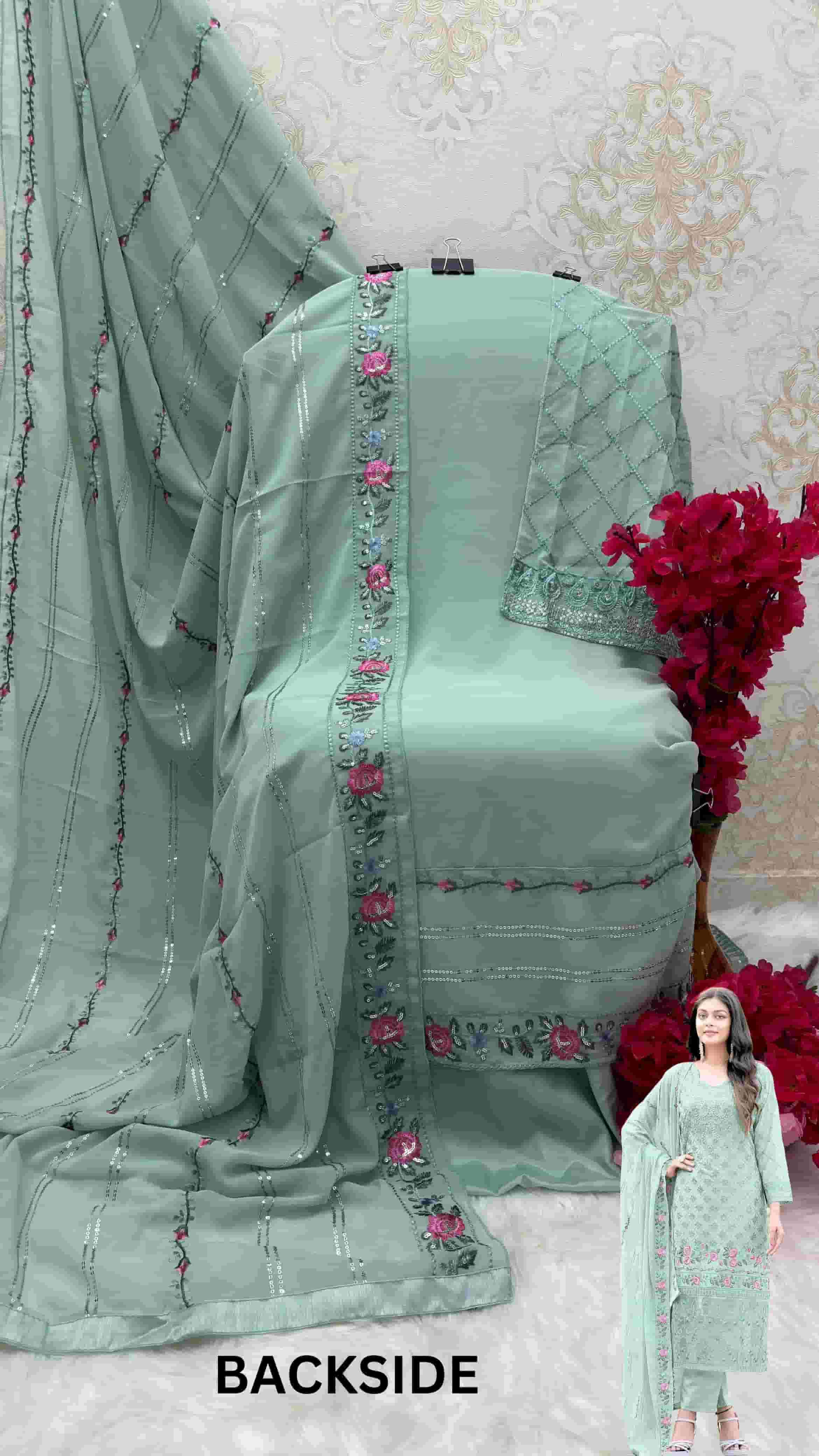 Shanaya S 157 Festive Wear Style Designer Georgette Suit Ensemble view 3