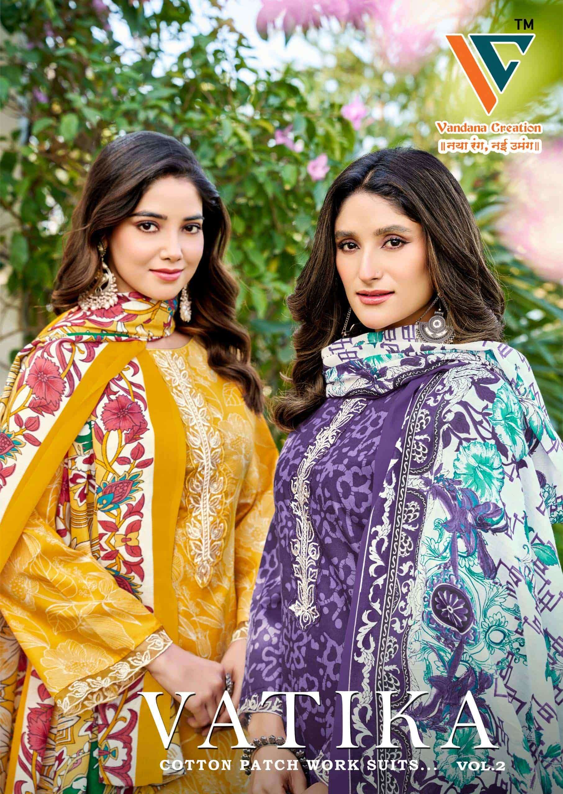 Vandana Fashion Vatika Vol 2 Fancy Cotton Ladies Suit Catalog view 7