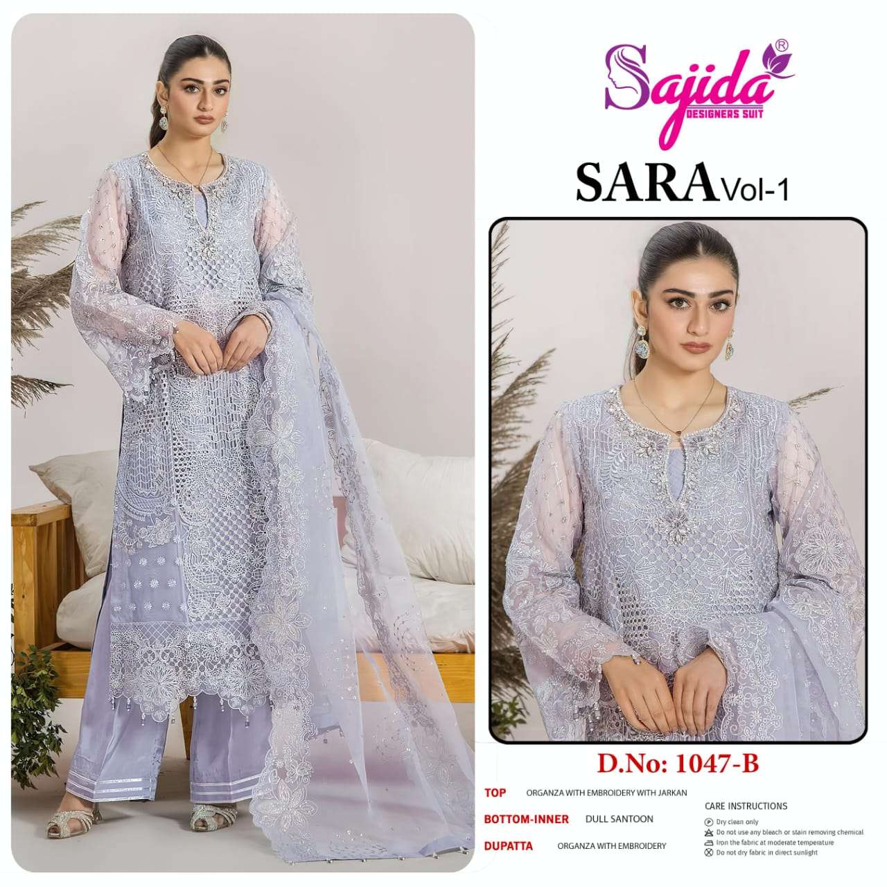 Sajida Designer Sara Vol 1 Pakistani Suit view 3