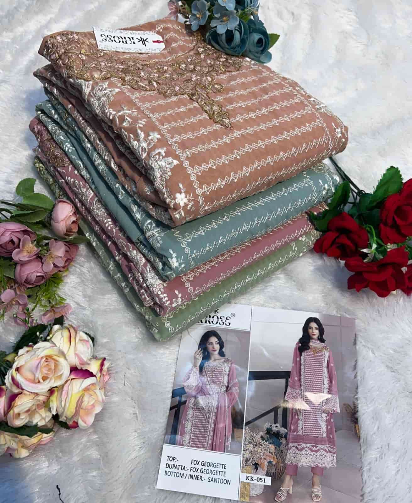 Kross Kulture KK 051 Colors Pakistani Festive Wear Style Latest Designs Suit Exporter view 6