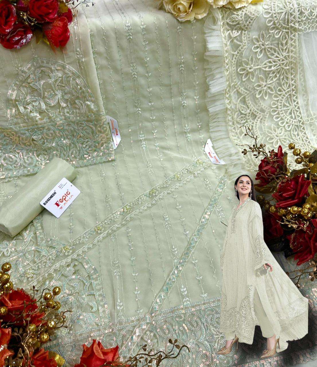 Fepic 60021 Colors Exclusive Embroidered Pakistani Suit New Designs view 4