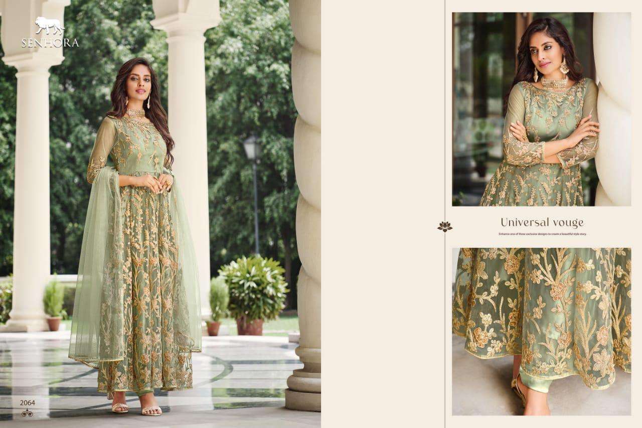 Senhora Sharmin Designer Party Wear Anarkali Suit Collection view 9