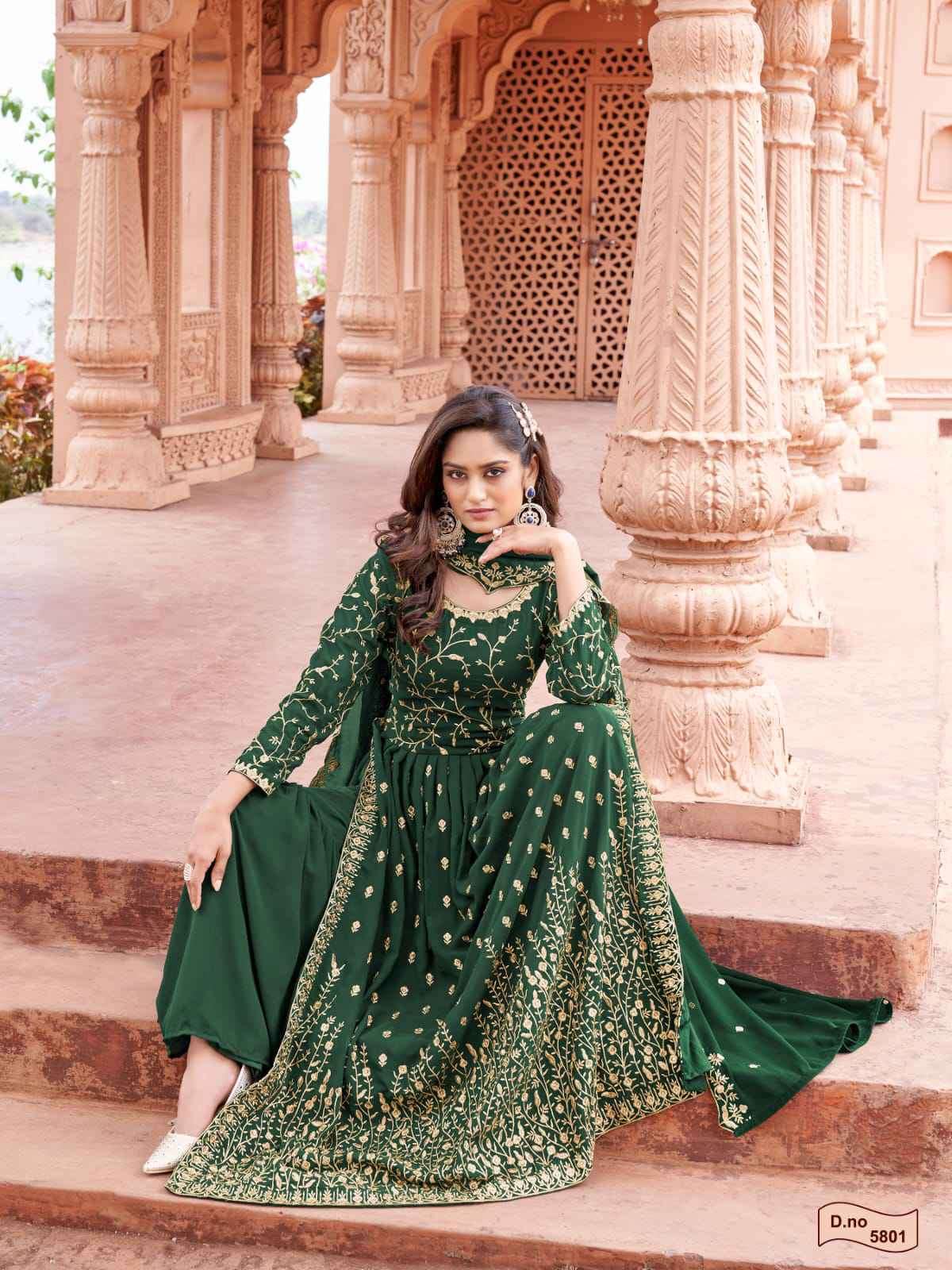 Aanaya Vol 158 Partywear Gharara Dress Designer Collection Exporter view 6