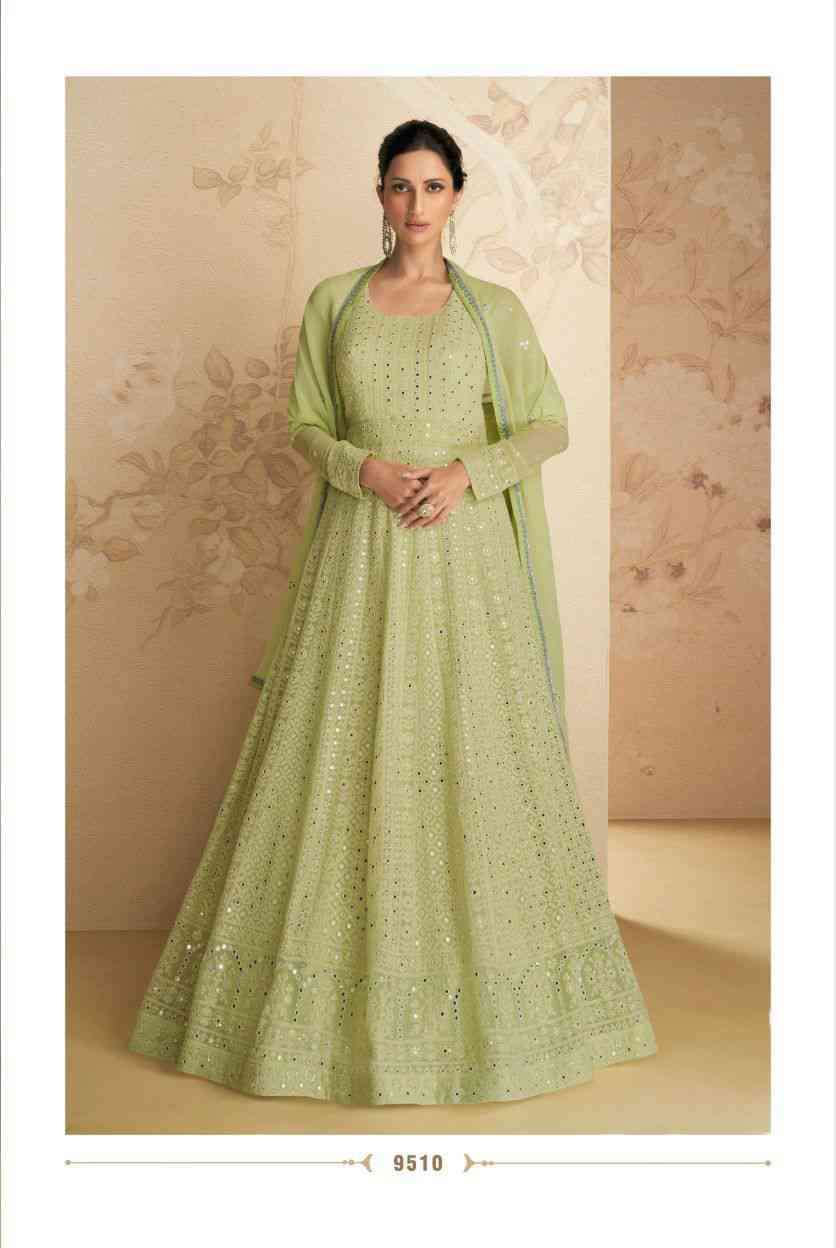 Aashirwad Gulkand Disha Partywear Anarkali Gown Collection Online view 6
