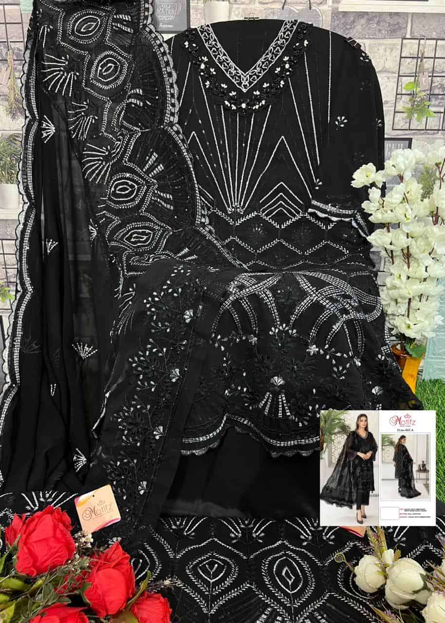 Motifz 403 Colors Pakistani Exclusive Designer Style Party wear Suit Wholesalers view 7