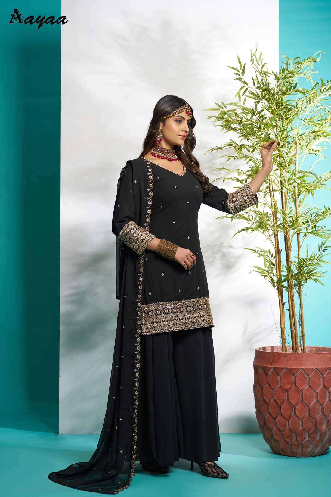 Aayaa Vol-21 Faux Georgette Readymade Salwar Suit view 8