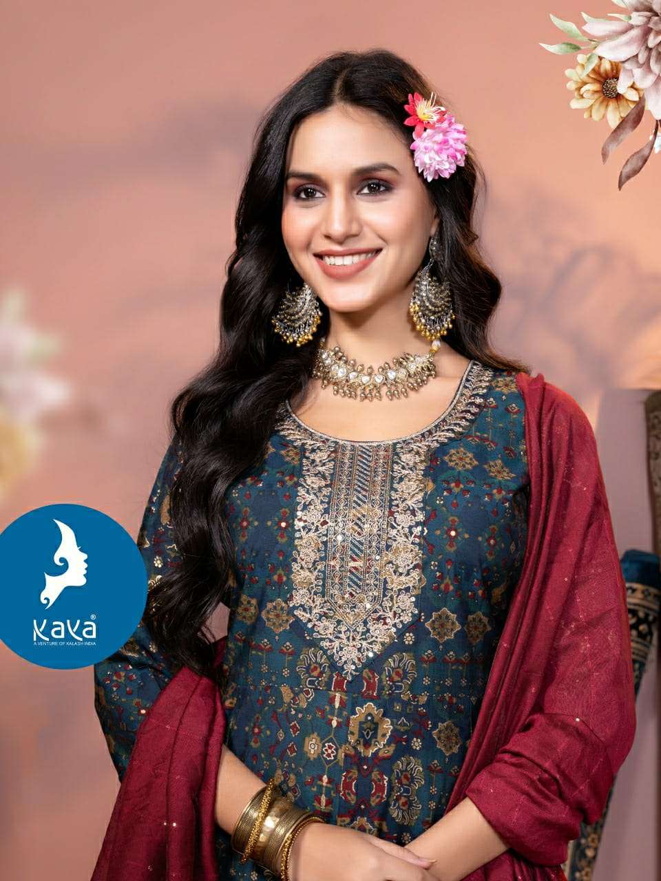 Kaya Aishwarya Vol 3 Anarkali Style 3 Piece Readymade Catalog view 11