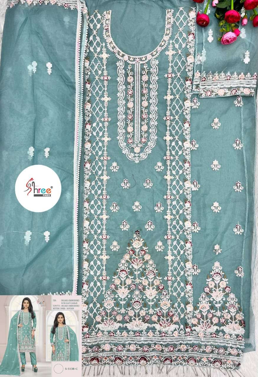 Shree Fabs S 5138 C Exclusive Latest Designer Embroidered Pakistani Collection view 2