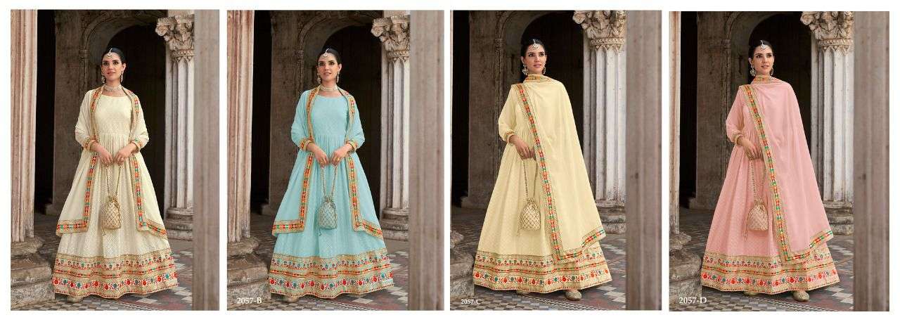 Senhora Chamar 2057 Colors Party Wear Anarkali Designer Dress view 6