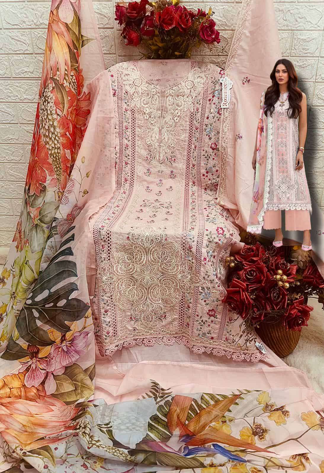 Fepic C 1812 Colors Fancy Designer Embroidered Unstitched Dress Wholesalers view 7