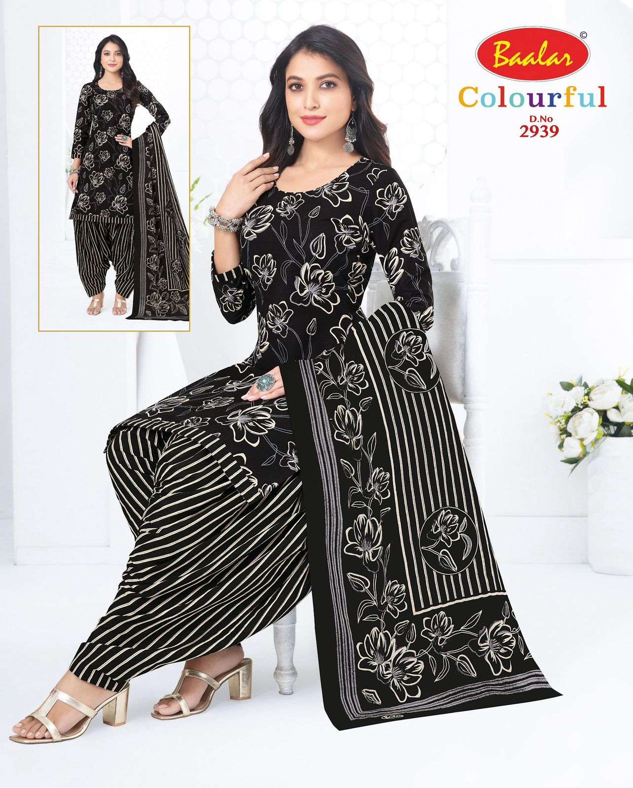 Baalar Colourful Vol 29 Unstitch Pure Cotton Suit view 42