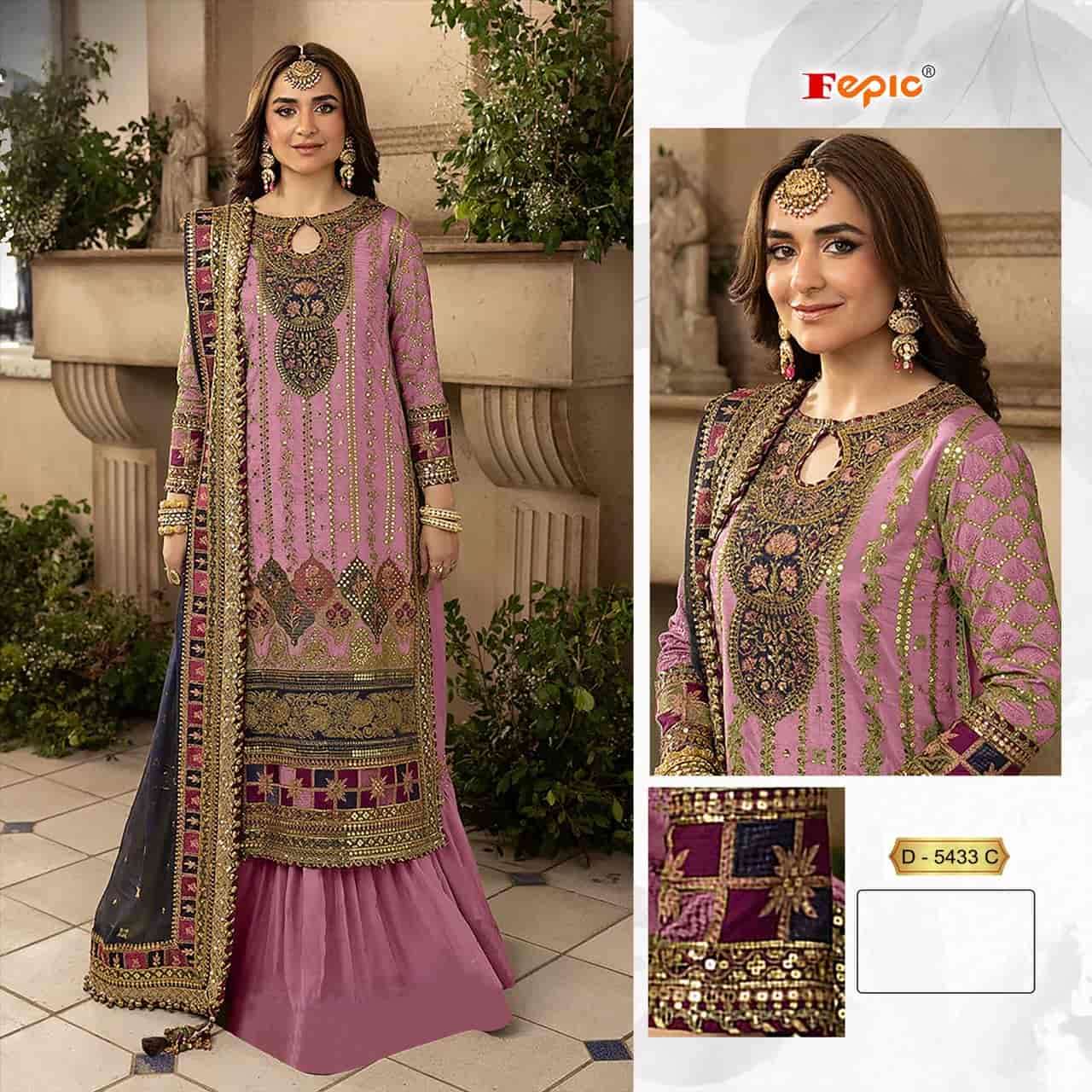 Fepic D 5433 Colors Pakistani Festive Wear Style Heavy Designer Suit Wholesalers view 3