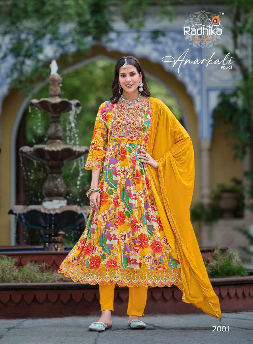 Radhika Lifestyle Anarkali Vol 1 Readymade Anarkali Designs 3 Piece view 6